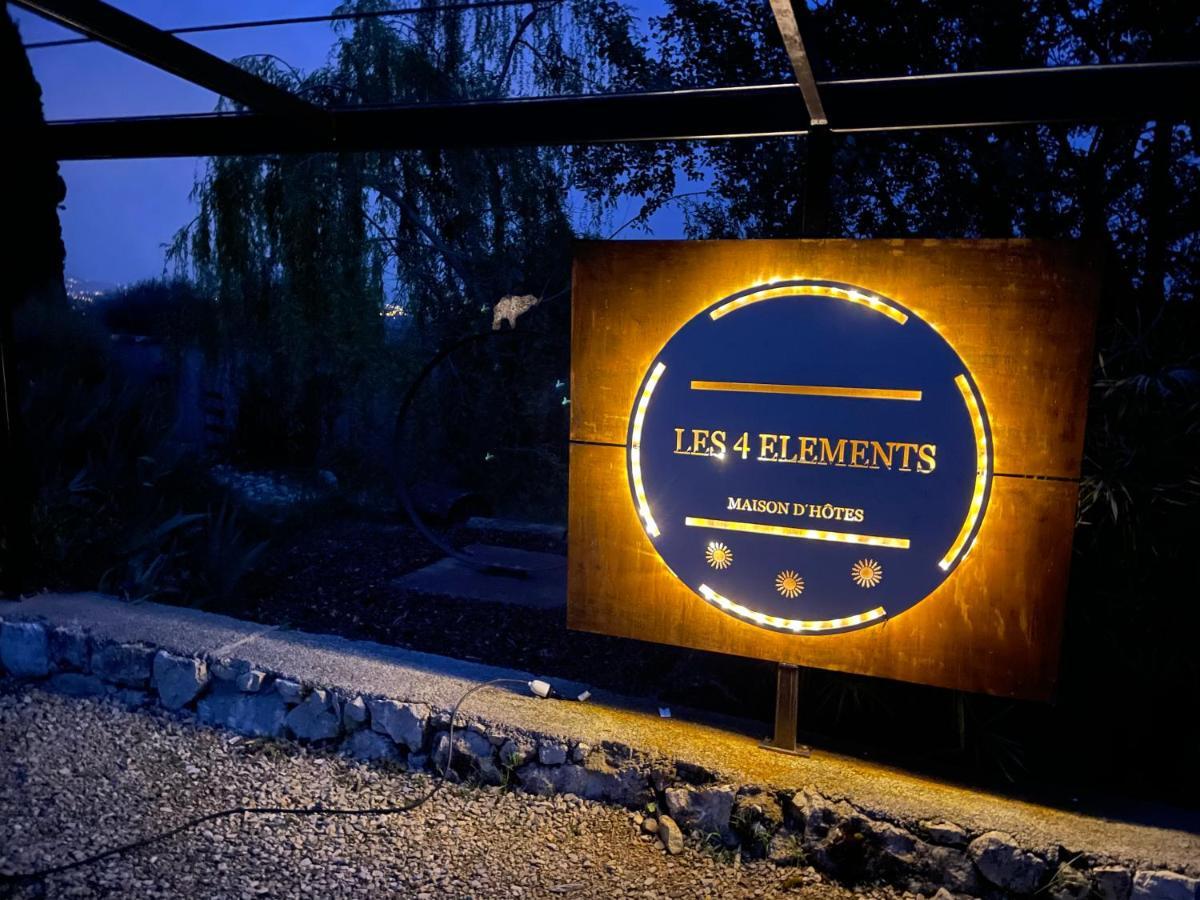 トゥレット・シュル・ルー Les 4 Elements Bed & Breakfast エクステリア 写真